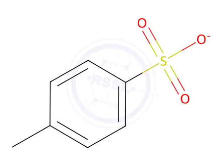 Chemical structure of SODIUM P-TOLUENESULFONATE