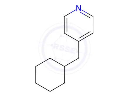 Chemical structure of 4-CYCLOHEXYLMETHYL-PYRIDINE