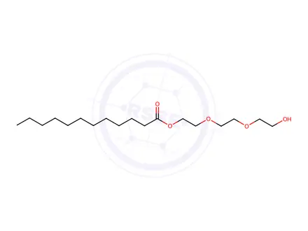 Chemical structure of 2-(2-(2-Hydroxyethoxy)ethoxy)ethyl dodecanoate