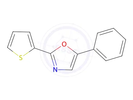 Chemical structure of 5-Phenyl-2-(thiophen-2-yl)oxazole