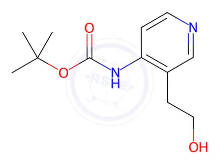Chemical structure of 2-[4-(Boc-amino)-3-pyridyl]ethanol