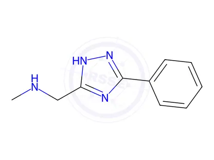 Chemical structure of n-Methyl-1-(5-phenyl-1h-1,2,4-triazol-3-yl)methanamine