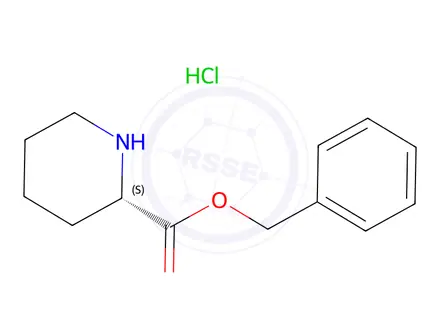 Chemical structure of (S)-Benzyl Piperidine-2-Carboxylate Hydrochloride