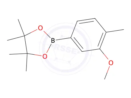 Chemical structure of 3-Methoxy-4-methylphenylboronic acid, pinacol ester