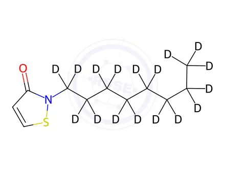 Chemical structure of Octhilinone-d17