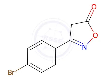 Chemical structure of 3-(4-BROMOPHENYL)-5(4H)-ISOXAZOLONE