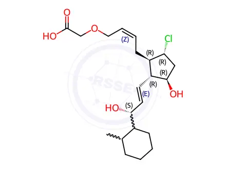 Chemical structure of ZK 118182