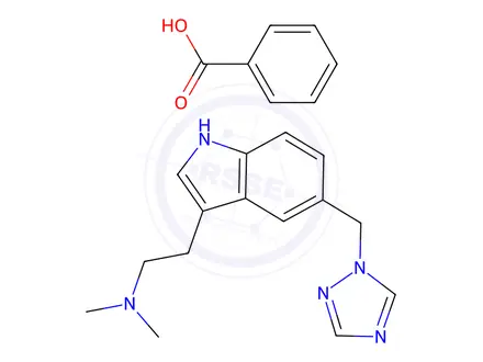Chemical structure of Rizatriptan Benzoate