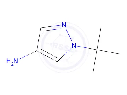 Chemical structure of 1-(tert-Butyl)-1H-pyrazol-4-amine