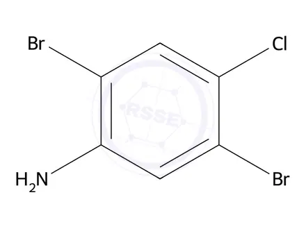 Chemical structure of 2,5-Dibromo-4-chloroaniline