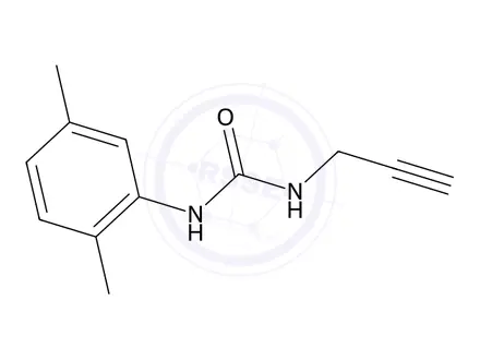 Chemical structure of 1-(2,5-Dimethylphenyl)-3-(prop-2-yn-1-yl)urea