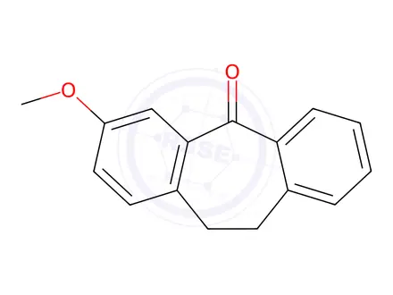 Chemical structure of 3-Methoxy Dibenzosuberone