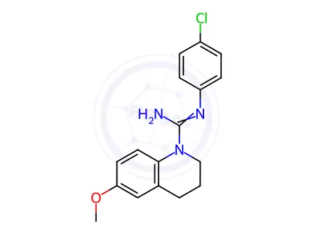 Chemical structure of N-(4-Chlorophenyl)-6-methoxy-3,4-dihydroquinoline-1(2H)-carboximidamide