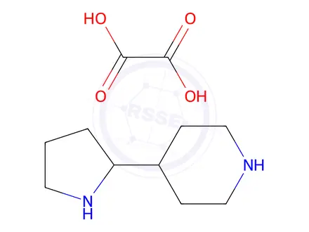 Chemical structure of 4-(2-Pyrrolidinyl)piperidine Oxalate