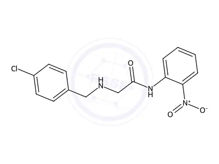 Chemical structure of 2-((4-Chlorobenzyl)amino)-N-(2-nitrophenyl)acetamide