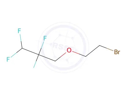 Chemical structure of 3-(2-bromoethoxy)-1,1,2,2-tetrafluoropropane