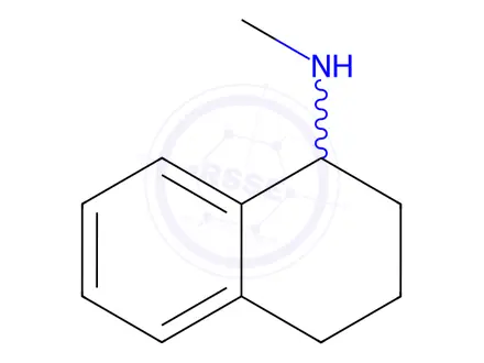 Chemical structure of N-Methyl-1,2,3,4-tetrahydronaphthalen-1-amine