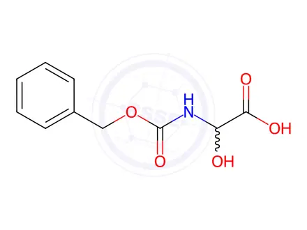 Chemical structure of 2-{[(benzyloxy)carbonyl]amino}-2-hydroxyacetic acid