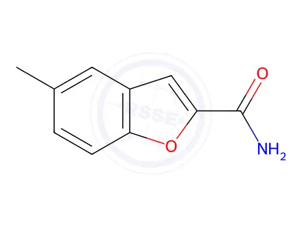 Chemical structure of 2-BenzofurancarboxaMide, 5-Methyl-