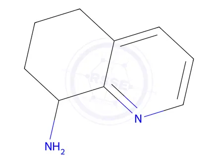Chemical structure of 5,6,7,8-Tetrahydroquinolin-8-amine (2S,3S)-2,3-dihydroxysuccinate