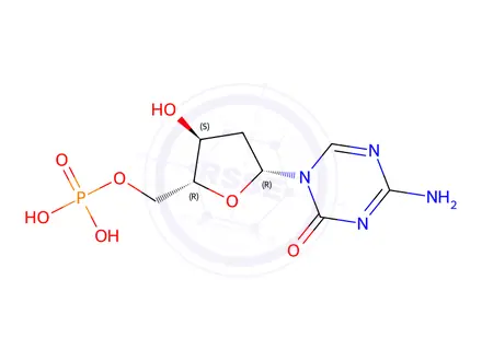 Chemical structure of 5-Aza-2'-deoxy Cytidine 5'-Monophosphate