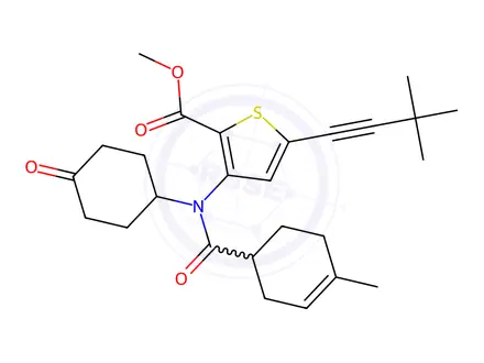 Chemical structure of Lomibuvir Impurity 199