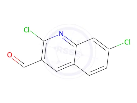 Chemical structure of 2,7-Dichloroquinoline-3-carbaldehyde