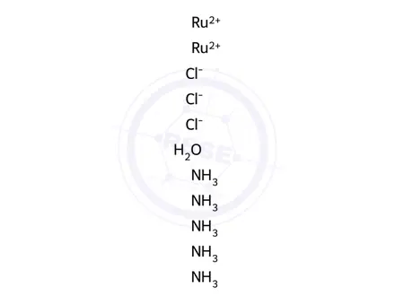Chemical structure of Ruthenium red