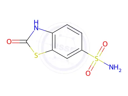Chemical structure of 2-oxo-2,3-dihydro-1,3-benzothiazole-6-sulfonamid e