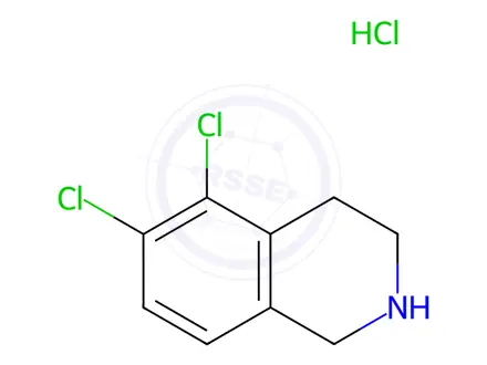 Chemical structure of 5,6-Dichloro-1,2,3,4-tetrahydroisoquinoline Hydrochloride