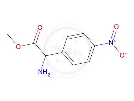 Chemical structure of METHYL-2-AMINO-2-(4-NITROPHENYL) ACETATE