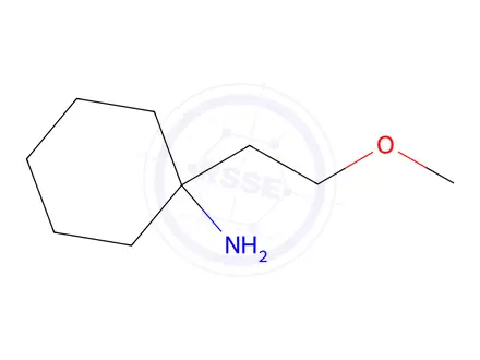 Chemical structure of 1-(2-Methoxyethyl)cyclohexan-1-amine
