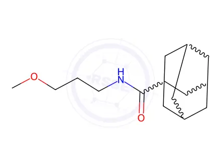Chemical structure of n-(3-Methoxypropyl)adamantane-1-carboxamide