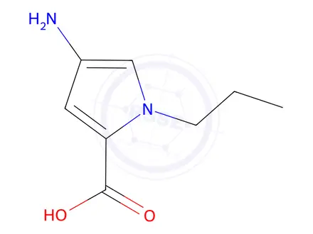 Chemical structure of 4-Amino-1-propyl-1H-pyrrole-2-carboxylic acid
