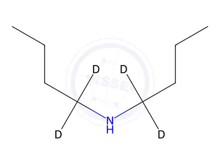 Chemical structure of Dibutylamine-d4