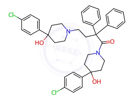 Chemical structure of Loperamide Impurity 5 (Loperamide EP Impurity E)
