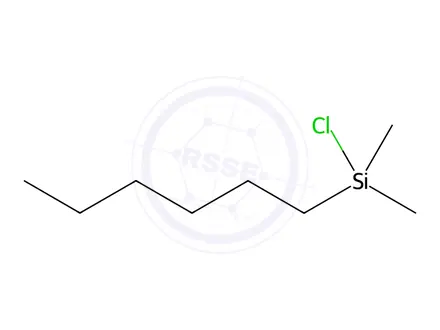Chemical structure of Chloro(hexyl)dimethylsilane
