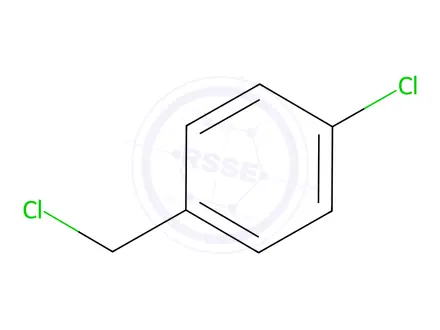Chemical structure of 4-Chlorobenzyl Chloride