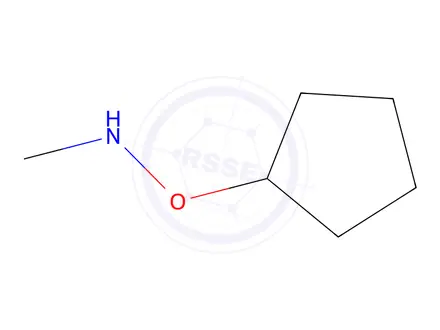 Chemical structure of (cyclopentyloxy)(methyl)amine