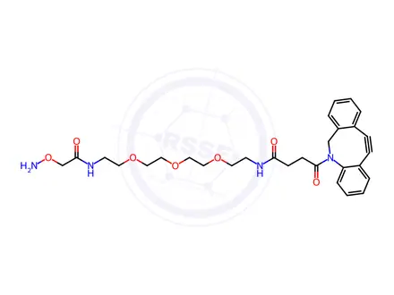 Chemical structure of DBCO-PEG3-oxyamine