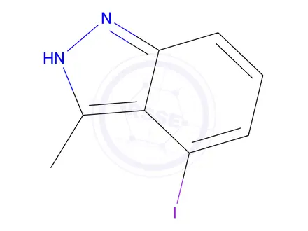 Chemical structure of 4-Iodo-3-methyl-1H-indazole
