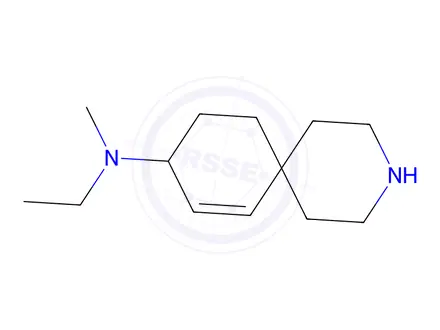 Chemical structure of N-Ethyl-N-methyl-3-azaspiro[5.5]undec-7-en-9-amine
