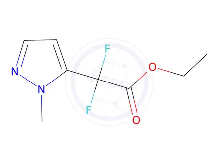 Chemical structure of Ethyl 2,2-difluoro-2-(1-methyl-1h-pyrazol-5-yl)acetate