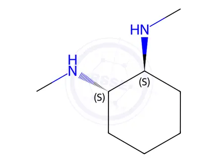 Chemical structure of (1S,2S)-(+)-1,2-Bis(methylamino)cyclohexane