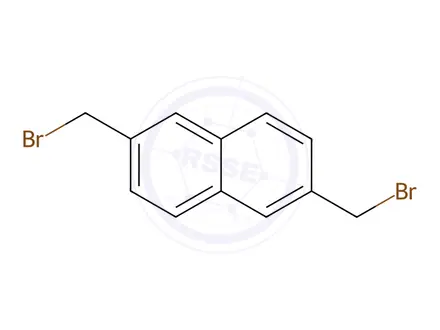 Chemical structure of 2,6-bis(bromomethyl)naphthalene