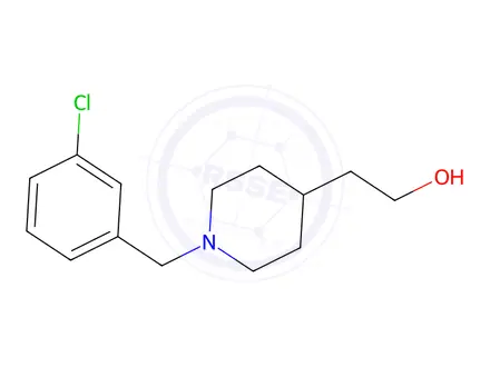 Chemical structure of 2-(1-(3-Chlorobenzyl)piperidin-4-yl)ethan-1-ol