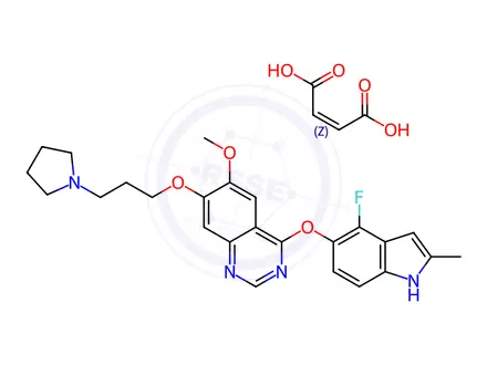 Chemical structure of Cediranib maleate