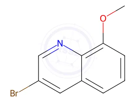 Chemical structure of 3-Bromo-8-methoxyquinoline