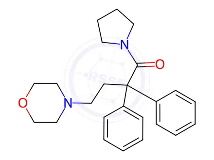 Chemical structure of Desmethylmoramide