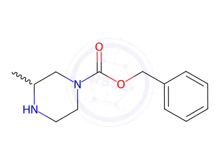 Chemical structure of Benzyl 3-Methylpiperazine-1-carboxylate
